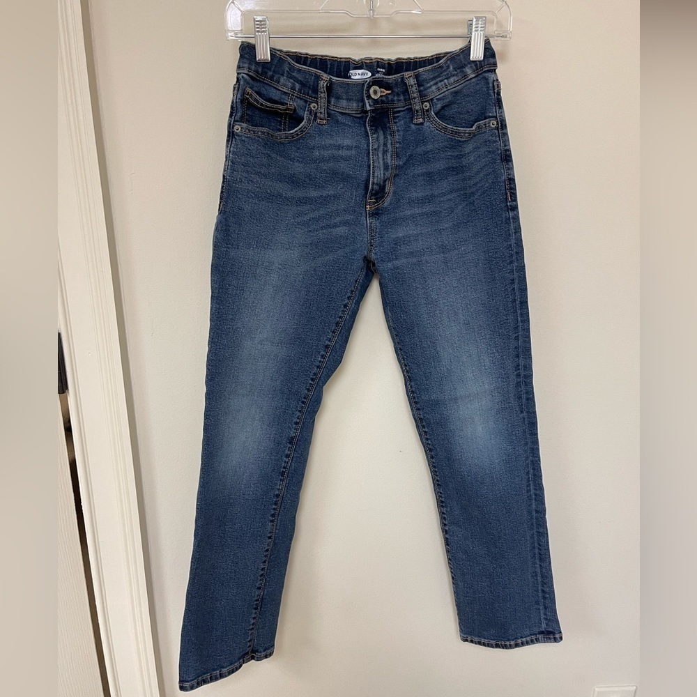 Old Navy: Boys Karate Slim Blue Jean, Size 12 Plus